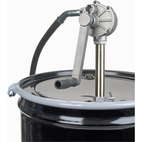 Pompes rotatives pour barils, Aluminium, Pour capacit&eacute; 15-55 gal., 6-3/4 oz par r&eacute;volution Pronet Distribution