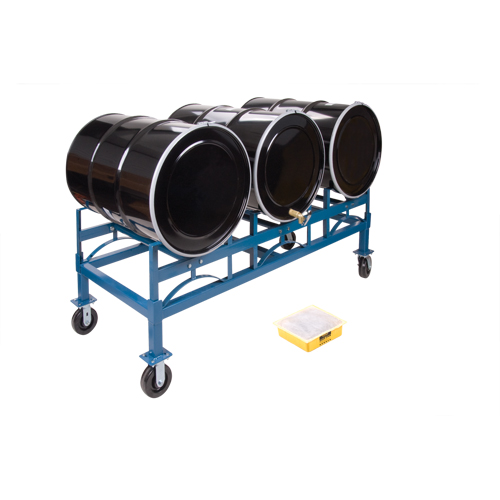 Porte-barils empilables, 3 barils, Capacit&eacute; de 2400 lb, 71-1/2" la x 30" p x 12-1/2" h Pronet Distribution