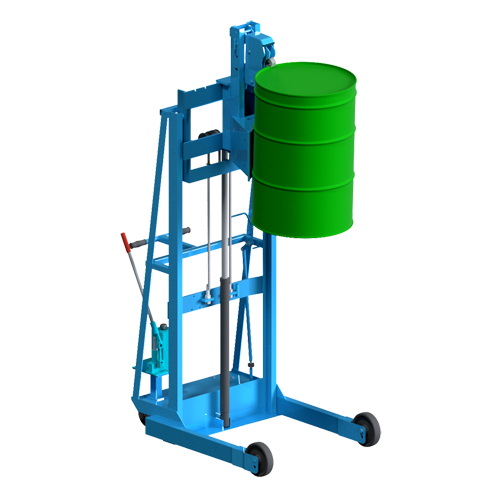 Vertical-Lift MORSPEED Drum Stacker, For 30 - 85 US Gal. (25 - 70 Imperial Gal.) Pronet Distribution