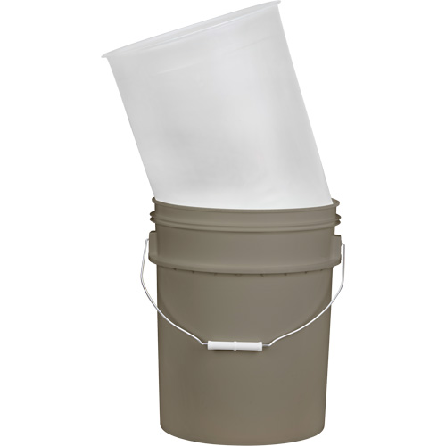 Doublure pour seau en plastique, 11-1/4" dia. x 14" h, 5 gal. US (4,16 gal. imp.) capacit&eacute; Pronet Distribution