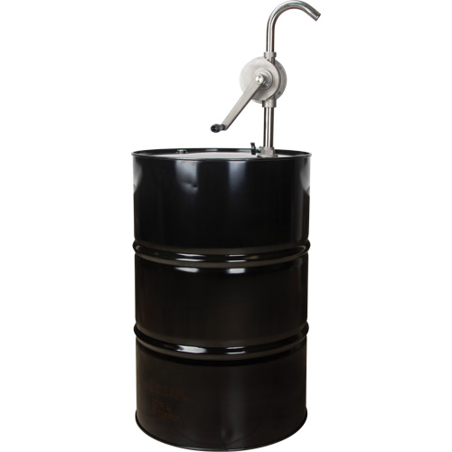 Pompe rotative pour baril, Acier inoxydable, Pour capacit&eacute; 55 gal., 12 oz/course Pronet Distribution