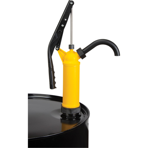 Lever-Type Drum Pump, Polypropylene, 14 oz./Stroke, Fits 5-55 Gal. Pronet Distribution