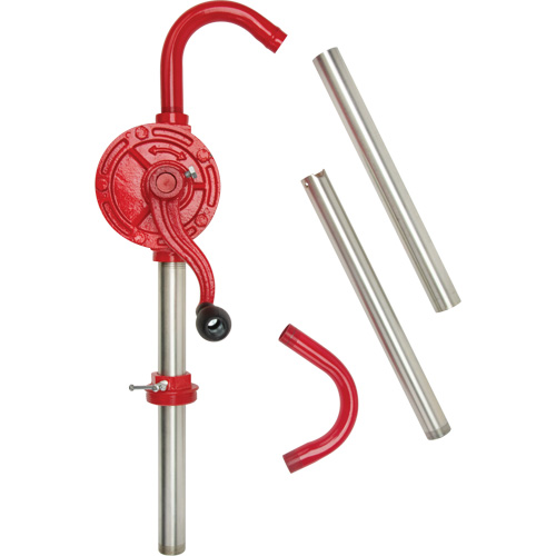 Rotary Type Drum Pump, Cast Iron/Steel, Fits 30-55 Gal., 8 oz./Stroke Pronet Distribution