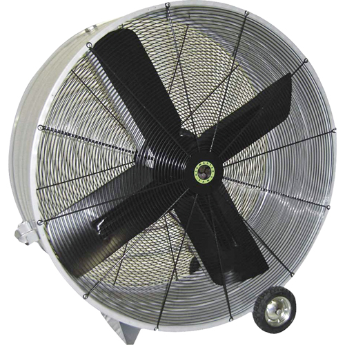 Ventilateurs tambour &agrave; entraînement par courroie, Industriel, 1 vitesses, Diam&egrave;tre de 48" Pronet Distribution
