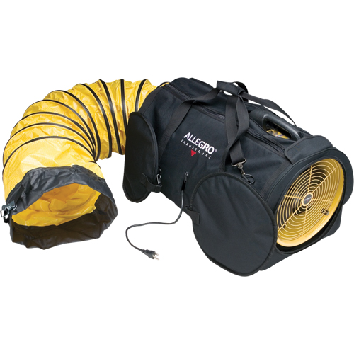 Ventilateurs axiaux  Air Bag  ALLEGRO INDUSTRIES, 1/2 CV, 1800 pi³/min Pronet Distribution
