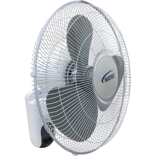 Ventilateur mural oscillant, Commercial, 3 vitesses, Diam&egrave;tre de 16" Pronet Distribution