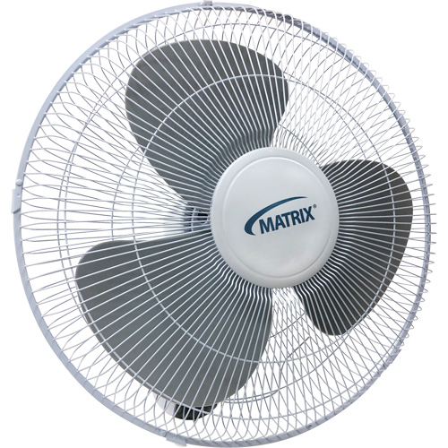 Ventilateur mural oscillant, Commercial, 3 vitesses, Diam&egrave;tre de 16" Pronet Distribution