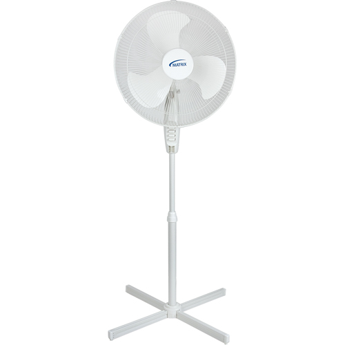 Oscillating Pedestal Fan, Commercial, 3 Speed, 18" Diameter Pronet Distribution