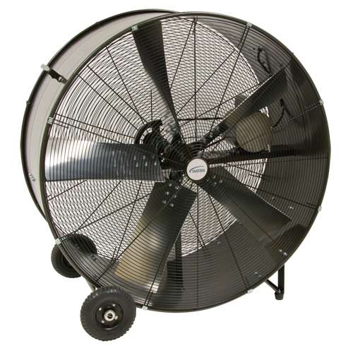 Heavy-Duty Fixed Belt Drive Drum Fan, Industrial, 2 Speed, 42" Diameter Pronet Distribution