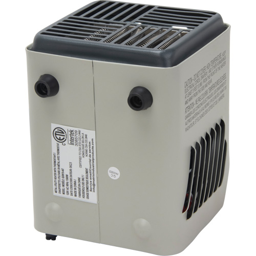 Personal Metal Shop Heater with Thermostat, Fan, Electric Pronet Distribution