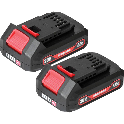 Piles au lithium 2.0Ah- Paquet de 2, 20 V Pronet Distribution