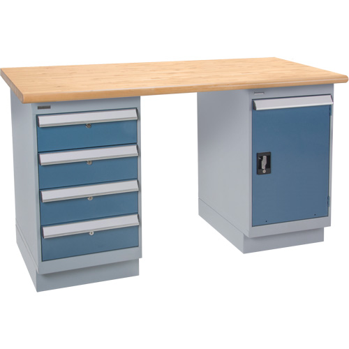 &eacute;tabli pr&eacute;conçu, Porte & tiroirs, Cap 2500 lb, 72" la x 36" p, 34" h Pronet Distribution