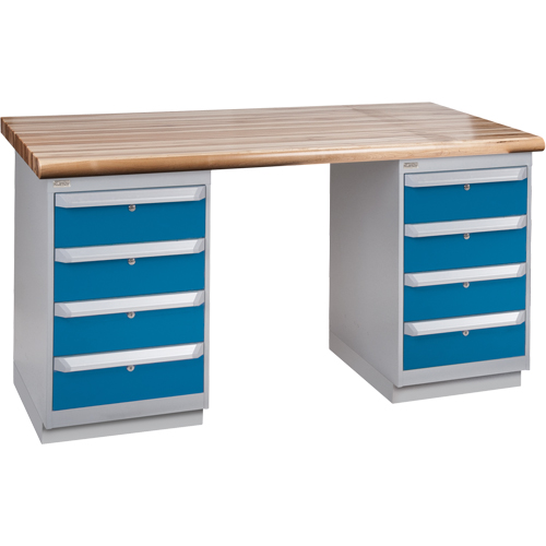 &eacute;tabli pr&eacute;conçu, Deux tiroirs, Cap 2500 lb, 72" la x 36" p, 34" h Pronet Distribution