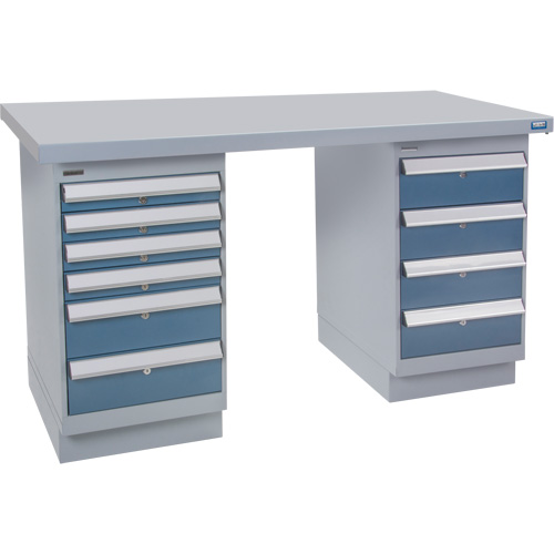 Pre-Designed Workbench, 60" W x 36" D x 34" H, 2500 lbs. Capacity Pronet Distribution
