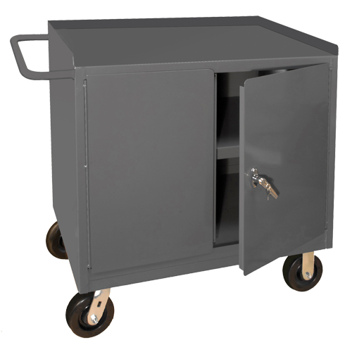 Armoire d'&eacute;tabli mobile, Acier Surface Pronet Distribution