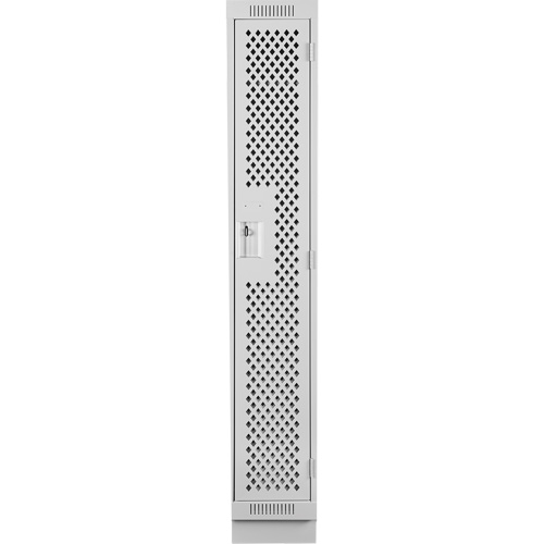 Casiers Clean Line, 12" x 12" x 76", Acier, Gris, Rivet (assembl&eacute;), Perfor&eacute; Pronet Distribution