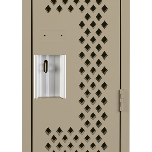 Casiers Clean Line, Bloc de 4, 48" x 15" x 72", Acier, Beige, Rivet (assembl&eacute;), Perfor&eacute; Pronet Distribution