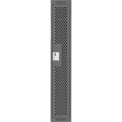 Casiers Clean Line, 12" x 15" x 72", Acier, Charbon, Rivet (assembl&eacute;), Perfor&eacute; Pronet Distribution