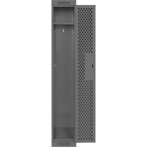 Casiers Clean Line, 12" x 15" x 72", Acier, Charbon, Rivet (assembl&eacute;), Perfor&eacute; Pronet Distribution