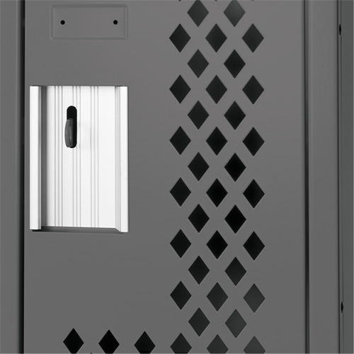 Casiers Clean Line, 12" x 15" x 72", Acier, Charbon, Rivet (assembl&eacute;), Perfor&eacute; Pronet Distribution