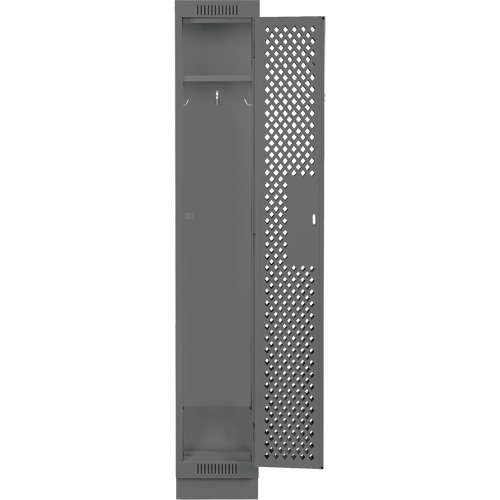 Casiers Clean Line, 12" x 18" x 76", Acier, Charbon, Rivet (assembl&eacute;), Perfor&eacute; Pronet Distribution
