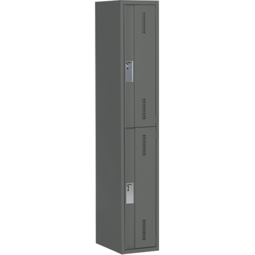 Casiers robustes Concorde, 2 niveaux, 12" x 18" x 72", Acier, Charbon, Soud&eacute; (assembl&eacute;) Pronet Distribution