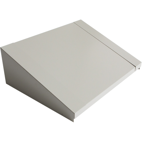 All-Welded Concorde - Heavy-Duty Lockers Sloping Top, 2 Bank, 18" D x 24" W x 6" H, Grey, Steel Pronet Distribution