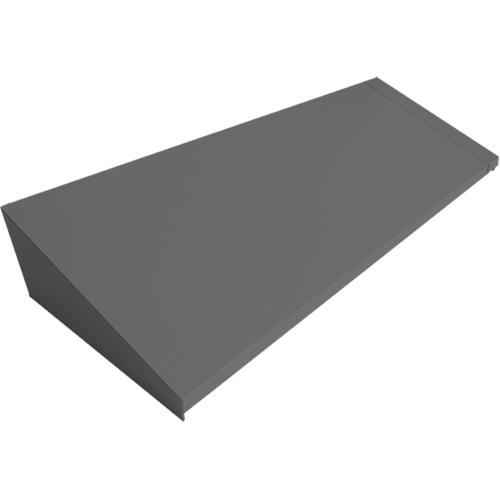 All-Welded Concorde - Heavy-Duty Lockers Sloping Top, 4 Bank, 18" D x 48" W x 6" H, Steel Pronet Distribution