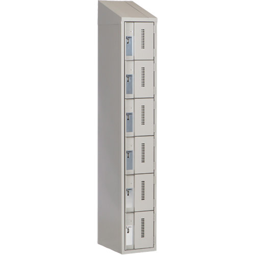Casiers robustes Concorde, 6 niveaux, 12" x 18" x 78", Acier, Gris, Soud&eacute; (assembl&eacute;) Pronet Distribution