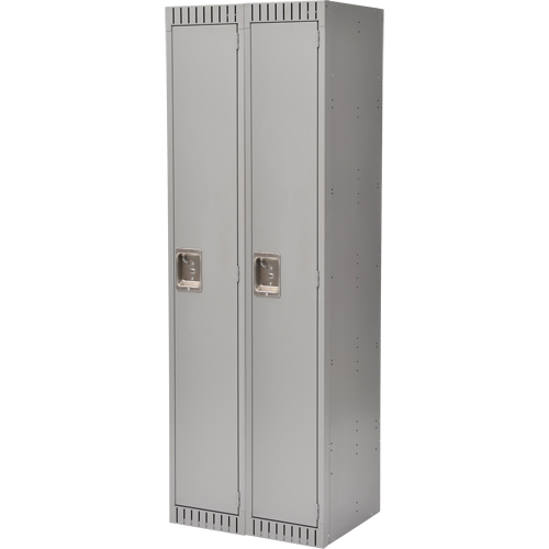 Casiers, Bloc de 2, 24" x 18" x 72", Acier, Gris, Rivet (assembl&eacute;) Pronet Distribution