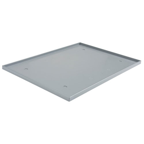 Fond de casier, Convient aux casiers 12" x 15", Gris fonc&eacute;, Plastique Pronet Distribution