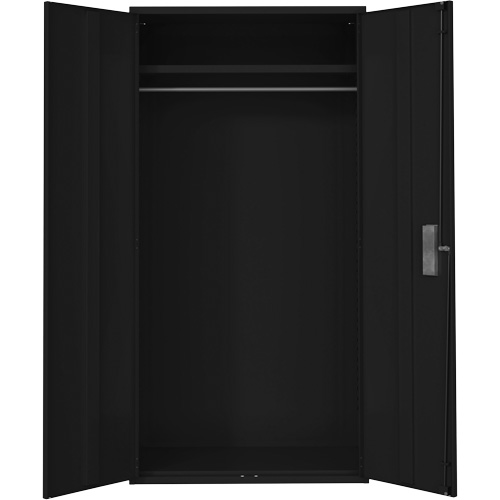 Armoire garde-robe, Acier, 36" la x 18" p x 72" h, Noir Pronet Distribution
