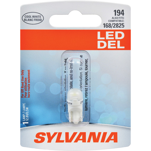 194 Mini Automotive Bulb, LED, 0.5 W/12.8 W, White Pronet Distribution