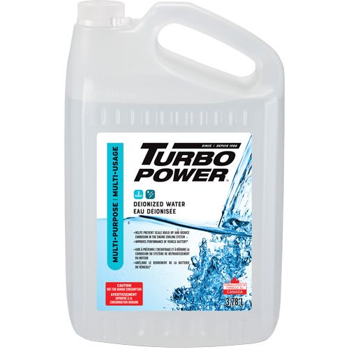 Eau d&eacute;sionis&eacute;e &agrave; usages multiples Turbo Power, Cruche Pronet Distribution