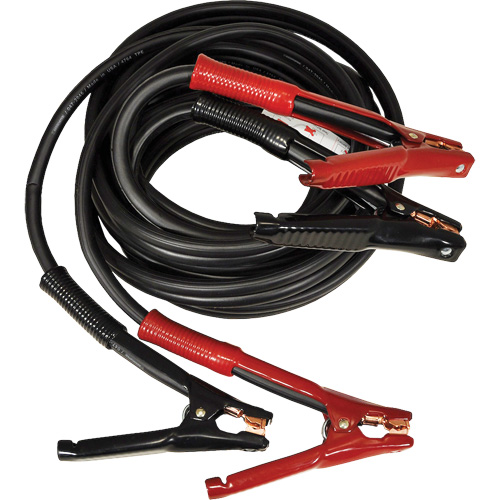 Super Heavy-Duty Booster Cable with Flexi-Spring Strain, 1/0 AWG, 800 A, 25' Cable Pronet Distribution