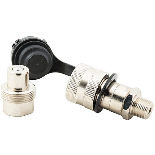 Coupler High Flow Set, Steel, 3/8", Female NPTF/Male NPTF, 10000 PSI Pronet Distribution