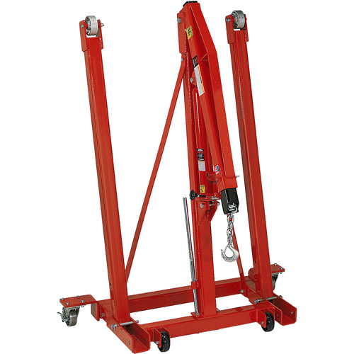 Folding Engine Crane, 2500 lbs. (1.25 tons) Capacity Pronet Distribution