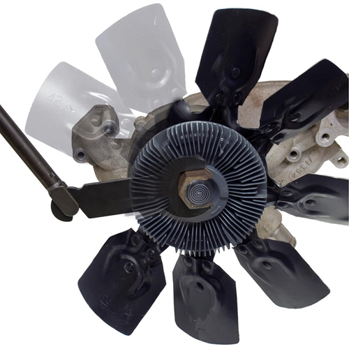 Jeu de 10 cl&eacute;s pneumatiques pour embrayage de ventilateur Pronet Distribution