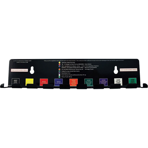 Ensemble d'outils pour roue de secours 10 mcx Pronet Distribution