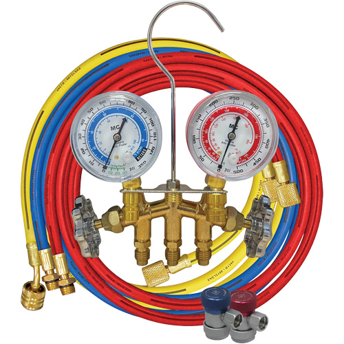 R134A 2-Way Brass Manifold Gauge Set Pronet Distribution