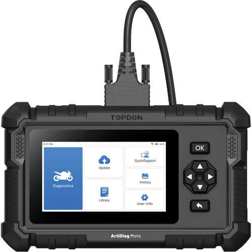 ArtiDiag Moto 5" Motorcycle Diagnostic Tool Pronet Distribution