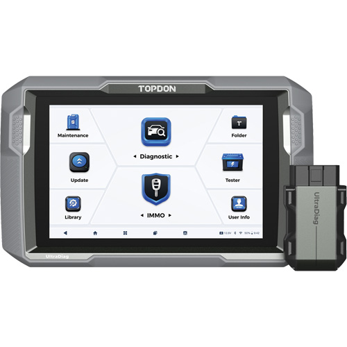 Outil de diagnostic et programmation des cl&eacute;s UltraDiag 8" avec commandes bidirectionnelles Pronet Distribution