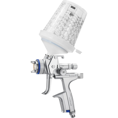 Pistolet de peinture 5000 B RP avec buse 1,4 et trois godets polyvalents RPS 0,3 l/0,6 l/0,9 L, Entr&eacute;e d'air 1/4" NPT, 10,24 pi³/min, Capacit&eacute; 0,3 L/0,6 L/0,9 L, 0,17 psi Pronet Distribution