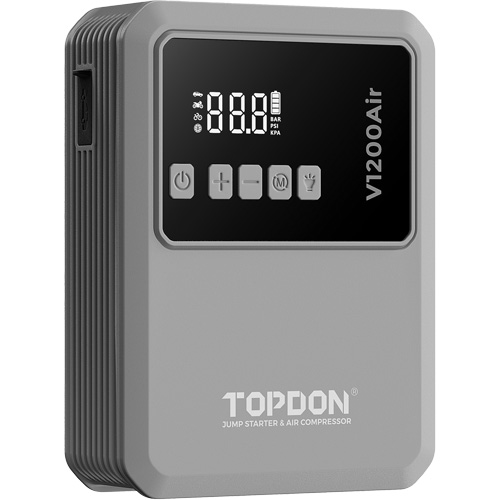 V1200Air 2-en-1: d&eacute;marreur de secours de 1200 A de pointe et gonfleur de pneus Pronet Distribution