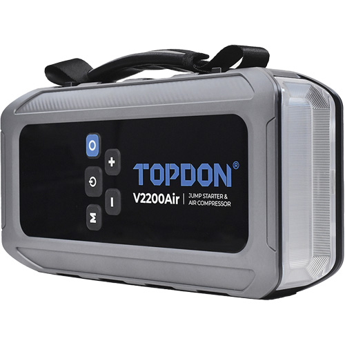 V2200Air 2-en-1: d&eacute;marreur de secours de 1200 A de pointe et gonfleur de pneus Pronet Distribution