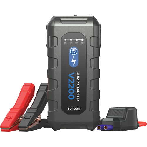 Survolteur, banque d'alimentation et lampe de poche V2200 Pronet Distribution