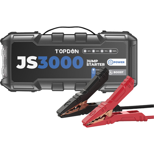 Survolteur, banque d'alimentation et lampe de poche JumpSurge3000 Pronet Distribution