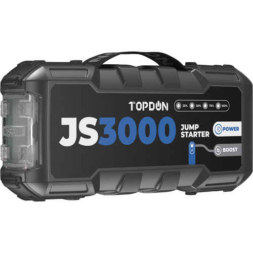 Survolteur, banque d'alimentation et lampe de poche JumpSurge3000 Pronet Distribution
