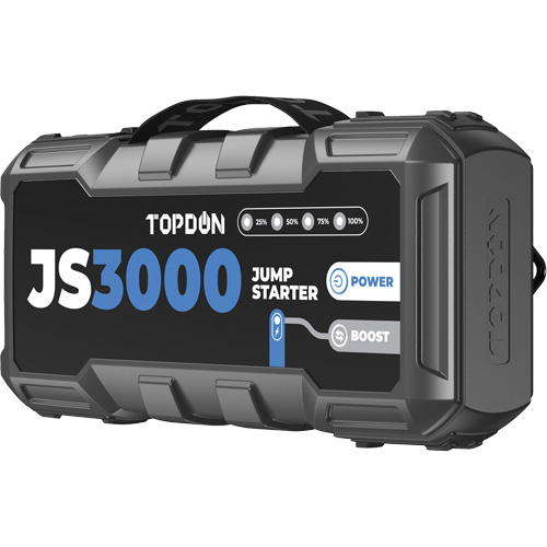Survolteur, banque d'alimentation et lampe de poche JumpSurge3000 Pronet Distribution