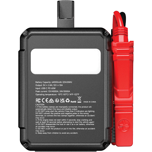 Survolteur V4000 HD 12 V/24 V 4000 A Pronet Distribution